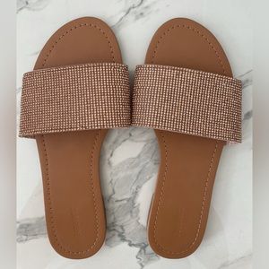 Rose gold Forever 21 Sandals